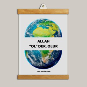 Allah Ol Der Olur Yazılı Tablo