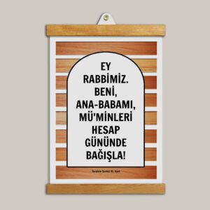 "Anne Baba" Duası Ayet Tablo