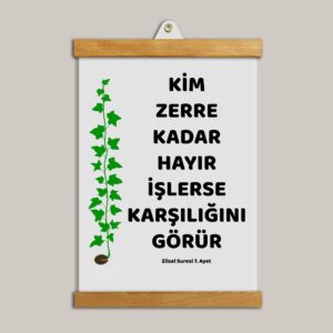 Zerre Kadar Hayır Ayeti Tablo