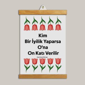 İyiliğin On Katı Ayeti Tablo